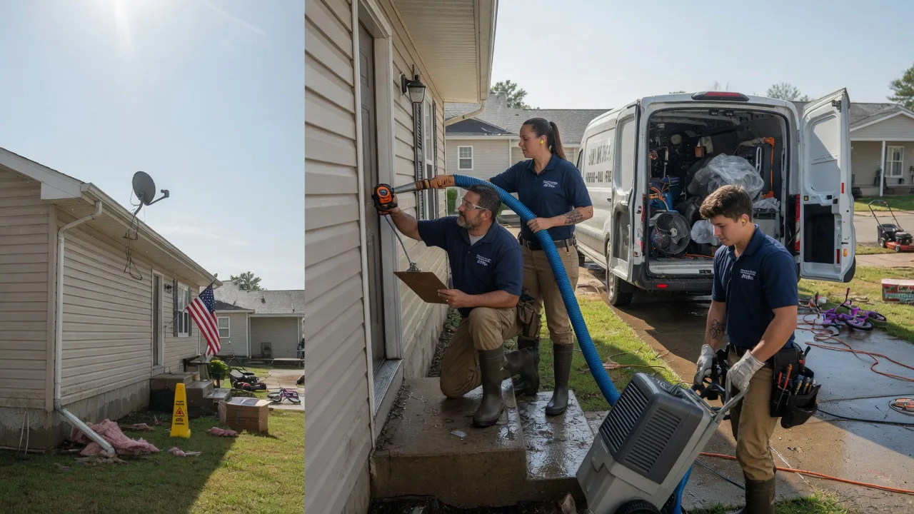 Ceiling Water Damage Restoration in Monona, IA near me
